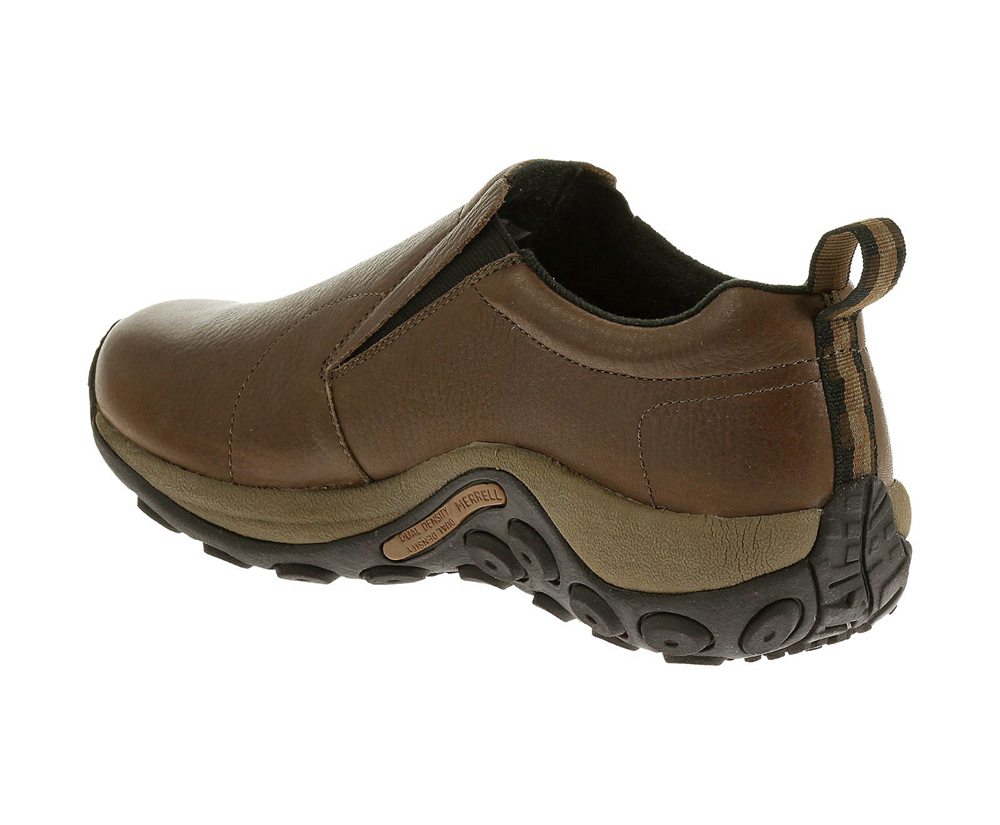 Merrell Slip Ons Brown - Jungle Moc - Mens 89SYVIMLT